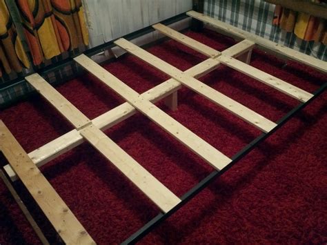 diy stop metal box spring from slipping off frame|box spring sliding off bed.